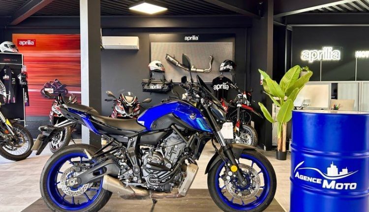 YAMAHA MT07 A2 d'occasion – Agence Moto La Rochelle (photo 1)
